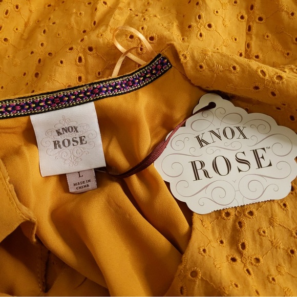 👯♀️Host Pick⚡️Knox Rose Ruffle Sleeve Eyelet A-Line Dress - Picture 7 of 11